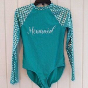 Girls long sleeve swimsuit rash guard